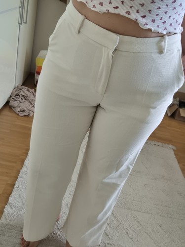 Schicke hose stoffhose weiss - schicke,