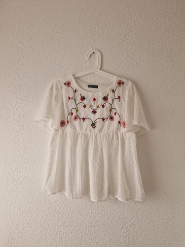 Shein weißes lockere bluse - shein,