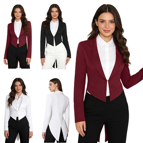 Damen langarm frack jacke - damen,