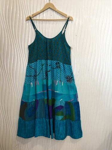 Seide patchwork sommer - seide, patchwork,