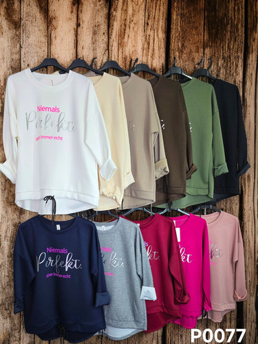 Trendiger damen pullover druck - trendiger,