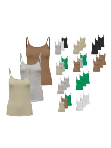 Only damen 3er pack basic - only,