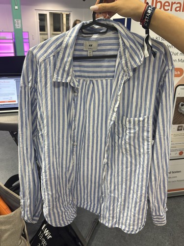 Gestreifte bluse loose fit - bluse,