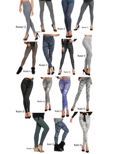 Damen leggings lang hoher - leggings,
