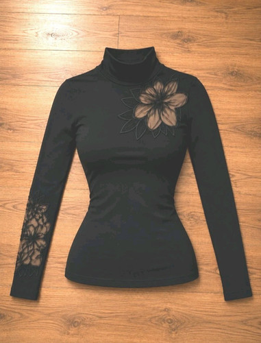 Damen rollkragen shirt - damen,