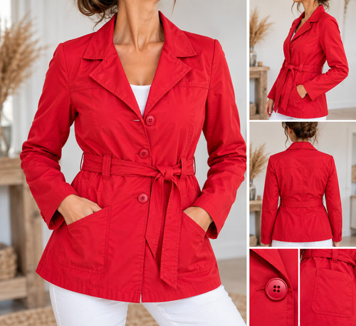 Damen jacke rot - 🌷damen,