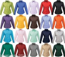 Damen Bluse Langarm Freizeit