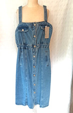💙 Damen Midi Jeans Träger