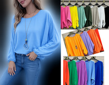 Damen Bluse Shirt Langarm