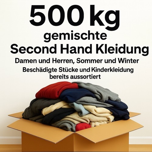 500kg second hand - hand, kleidung